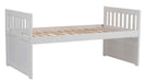Galen Twin/Twin Trundle Bed with Storage in White B2053PRW-1* - VIP FURNITURE (NJ)