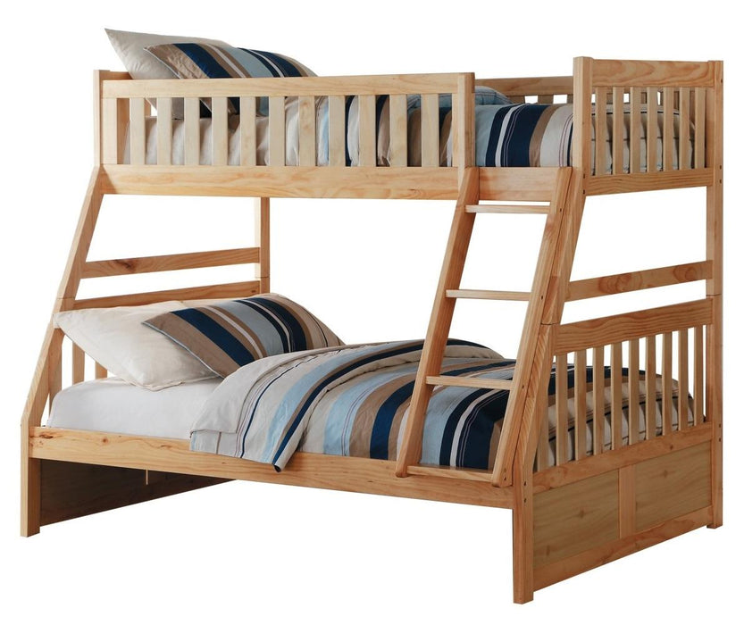 Bartly Twin/Full Bunk Bed in Natural B2043TF-1* - VIP FURNITURE (NJ)