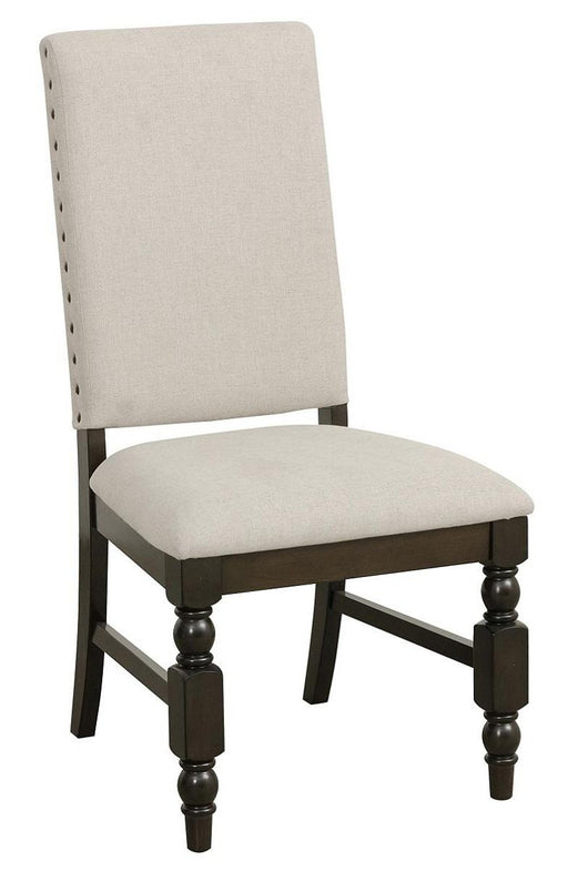 Yates Side Chair in Dark Oak (Set of 2) - VIP FURNITURE (NJ)