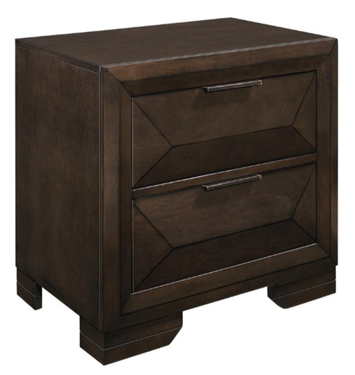 Chesky Nightstand in Warm Espresso 1753-4 - VIP FURNITURE (NJ)