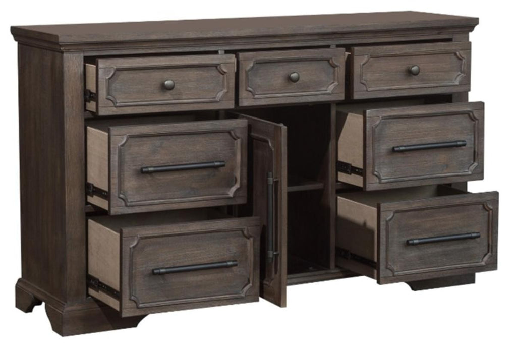 Taulon Dresser in Dark Oak 5438-5 - VIP FURNITURE (NJ)