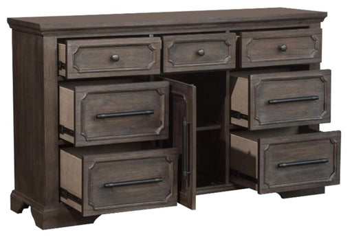 Taulon Dresser in Dark Oak 5438-5 - VIP FURNITURE (NJ)