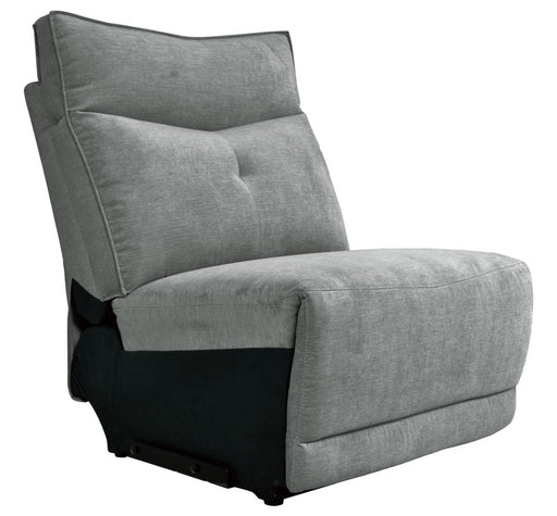 Tesoro Armless Chair in Dark Gray 9509DG-AC - VIP FURNITURE (NJ)