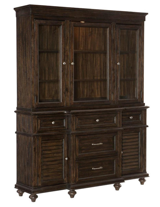 Cardano Buffet & Hutch in Charcoal 1689-50* - VIP FURNITURE (NJ)