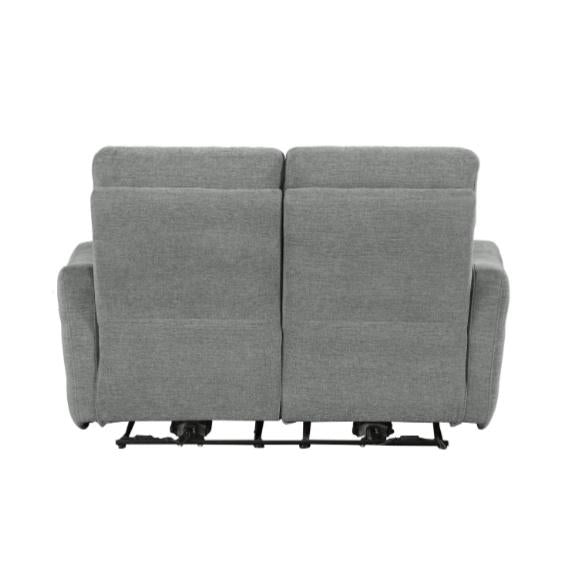 Edition Power Double Lay Flat Reclining Loveseat in Dove Grey 9804DV-2PWH - VIP FURNITURE (NJ)