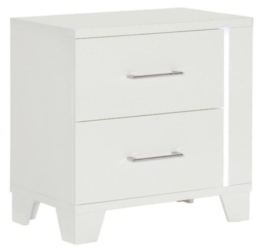 Kerren Nightstand in White 1678W-4 - VIP FURNITURE (NJ)