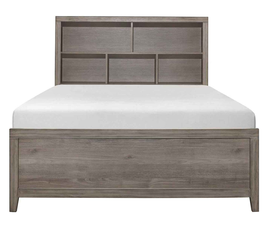 Woodrow Twin Platform Bed in Gray 2042NBT-1*