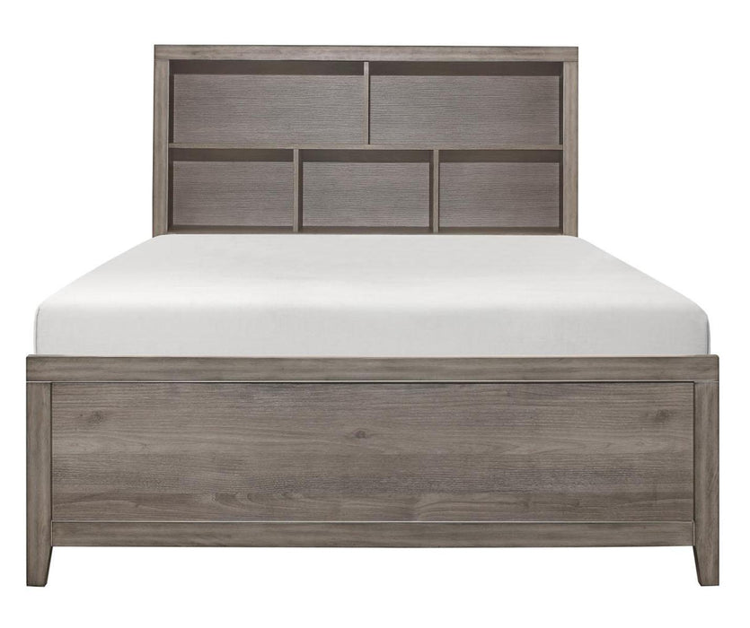 Woodrow Full Platform Bed in Gray 2042NBF-1* - VIP FURNITURE (NJ)