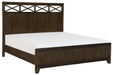 Griggs King Panel Bed in Dark Brown 1669K-1EK* - VIP FURNITURE (NJ)