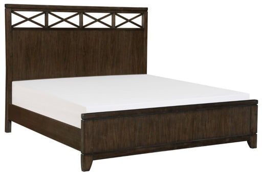 Griggs King Panel Bed in Dark Brown 1669K-1EK* - VIP FURNITURE (NJ)