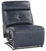 Avenue Armless Reclining Chair in Navy 9469NVB-AR - VIP FURNITURE (NJ)