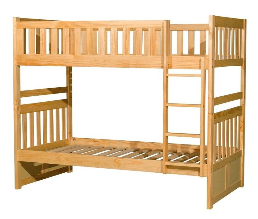Bartly Twin/Twin Bunk Bed in Natural B2043-1* - VIP FURNITURE (NJ)
