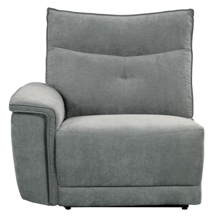 Tesoro Left Side Reclining Chair in Dark Gray 9509DG-LR - VIP FURNITURE (NJ)