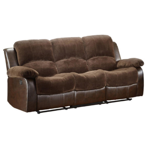 Granley Double Reclining Sofa in Chocolate 9700FCP-3 - VIP FURNITURE (NJ)