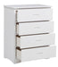 Galen 4 Drawer Chest in White B2053W-9 - VIP FURNITURE (NJ)