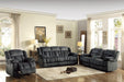 Laurelton Double Reclining Sofa in Charcoal 9636CC-3 - VIP FURNITURE (NJ)