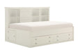 Meghan Full Lounge Storage Bed in White 2058WHPRF-1* - VIP FURNITURE (NJ)
