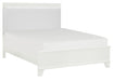 Kerren Queen Platform Bed in White 1678W-1* - VIP FURNITURE (NJ)