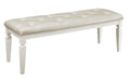 Allura Bed Bench in White 1916W-FBH - VIP FURNITURE (NJ)