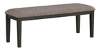 Baresford Bench in Gray 5674-13 - VIP FURNITURE (NJ)
