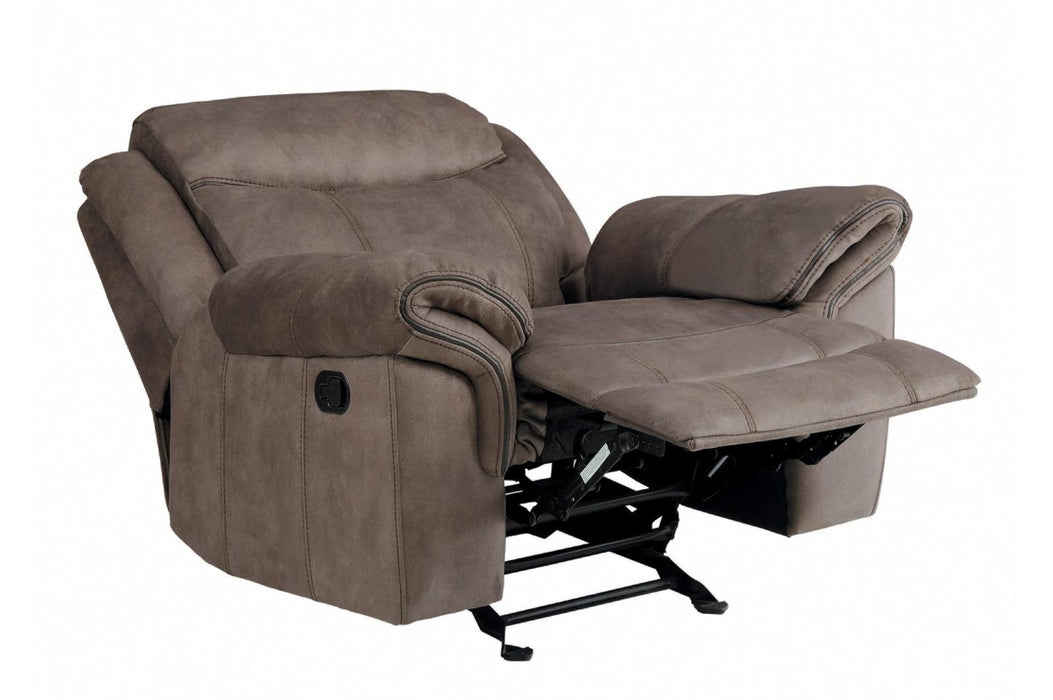 Aram Glider Reclining Chair in Dark Brown 8206NF-1 - VIP FURNITURE (NJ)