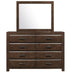 Erwan 8 Drawer Dresser in Dark Walnut 1961-5 - VIP FURNITURE (NJ)