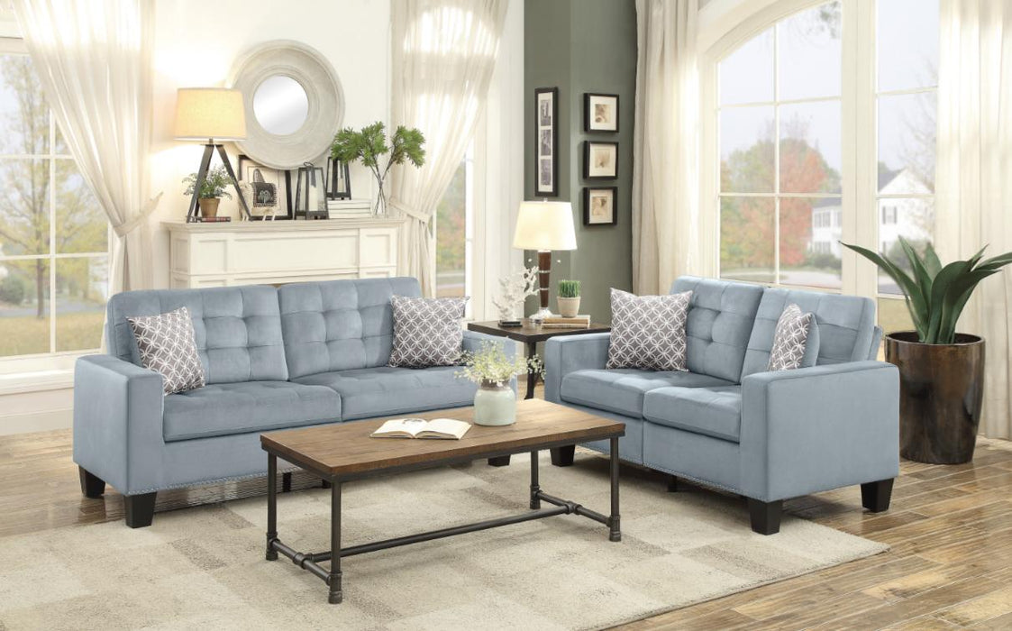 Lantana Sofa in Gray 9957GY-3 - VIP FURNITURE (NJ)