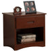 Rowe 1 Drawer Night Stand in Dark Cherry B2013DC-4 - VIP FURNITURE (NJ)