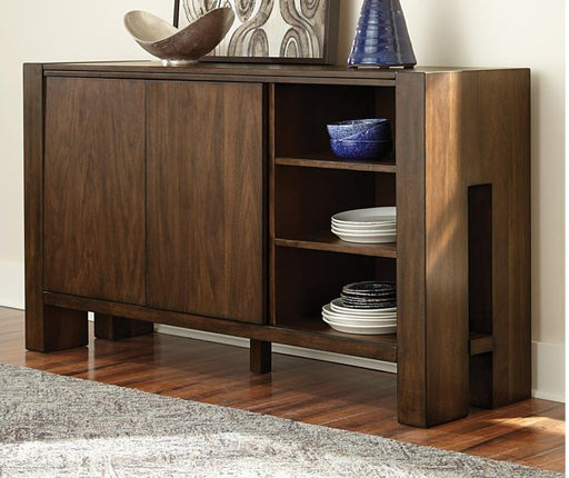 Sedley Server in Walnut 5415RF-40 - VIP FURNITURE (NJ)