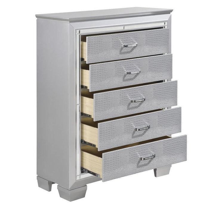 Allura Chest in Silver 1916-9 - VIP FURNITURE (NJ)