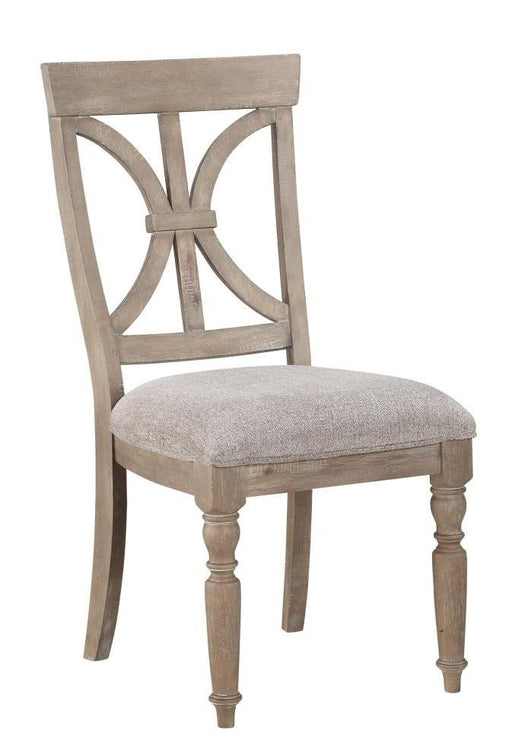 Cardano Side Chair in Light Brown (Set of 2) - VIP FURNITURE (NJ)
