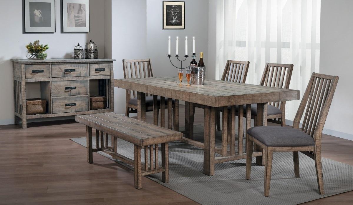 Codie Bench in Light Brown 5544-13 - VIP FURNITURE (NJ)