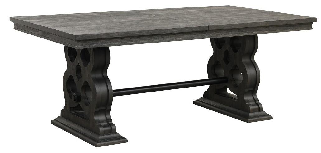 Arasina Dining Table in Dark Pewter 5559N-96* - VIP FURNITURE (NJ)