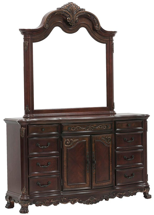 Deryn Park 9 Drawer Dresser in Cherry 2243-5 - VIP FURNITURE (NJ)