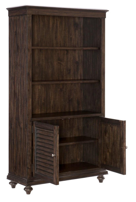 Cardano Bookcase in Charcoal 1689-18 - VIP FURNITURE (NJ)