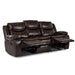Bastrop Double Reclining Sofa in Brown 8230BRW-3 - VIP FURNITURE (NJ)