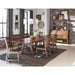 Holverson Dining Table in Rustic Brown 1715-94 - VIP FURNITURE (NJ)
