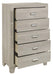 Quinby 5 Drawer Chest in Light Brown 1525-9 - VIP FURNITURE (NJ)