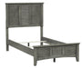 Garcia Full Panel Bed in Gray 2046F-1 - VIP FURNITURE (NJ)