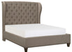 Vermillion Queen Upholstered Panel Bed in Gray 5442-1* - VIP FURNITURE (NJ)