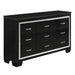 Allura Dresser in Black 1916BK-5 - VIP FURNITURE (NJ)