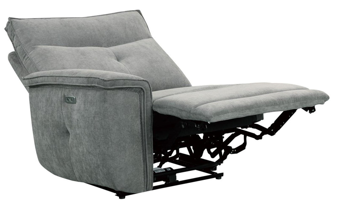 Tesoro Power Left Side Reclining Chair in Dark Gray 9509DG-LRPWH - VIP FURNITURE (NJ)