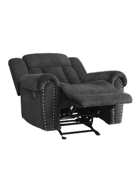 Nutmeg Glider Reclining Chair in Charcoal Gray 9901CC-1 - VIP FURNITURE (NJ)