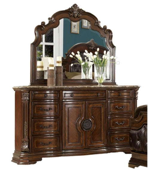 Antoinetta Dresser in Warm Cherry 1919-5 - VIP FURNITURE (NJ)
