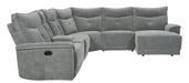 Tesoro Corner Seat in Dark Gray 9509DG-CR - VIP FURNITURE (NJ)