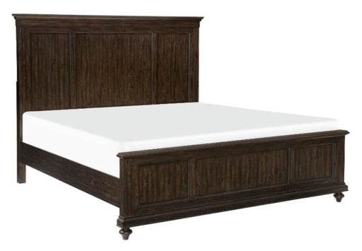 Cardona Queen Panel Bed in Driftwood Charcoal 1689-1* - VIP FURNITURE (NJ)