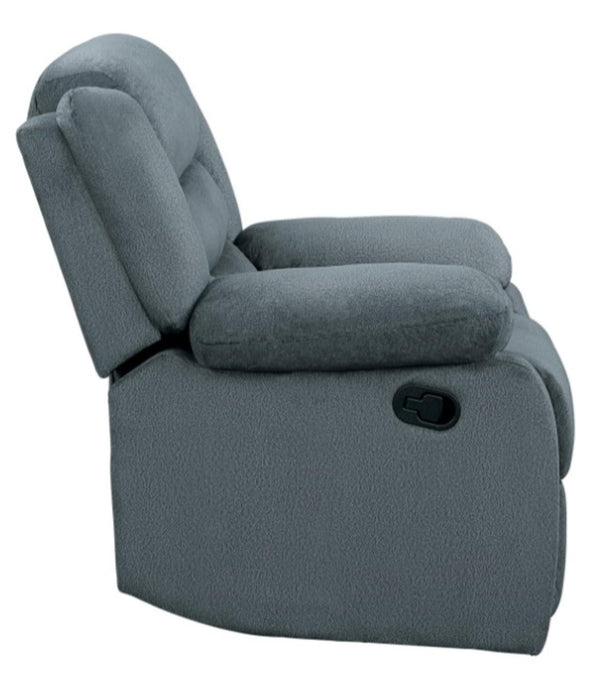 Discus Double Reclining Chair in Gray 9526GY-1 - VIP FURNITURE (NJ)