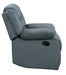 Discus Double Reclining Chair in Gray 9526GY-1 - VIP FURNITURE (NJ)