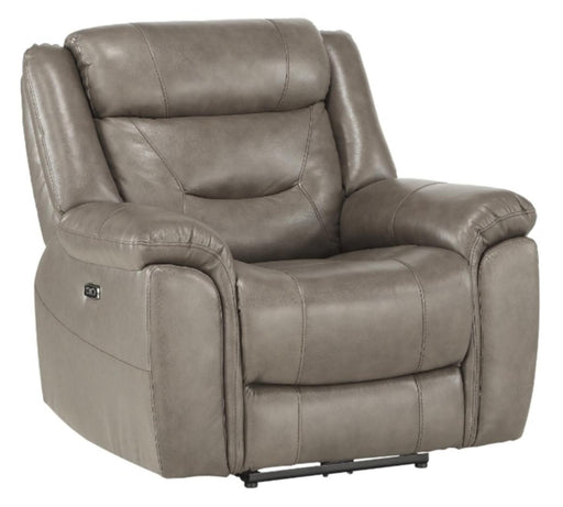 Danio Power Double Reclining Chair with Power Headrests in Brownish Gray 9528BRG-1PWH - VIP FURNITURE (NJ)