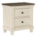 Weaver Nightstand in Two Tone 1626-4 - VIP FURNITURE (NJ)